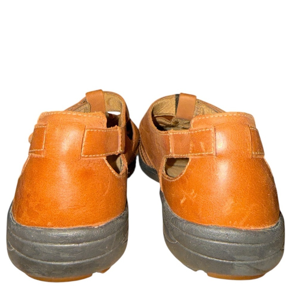 Abeo Pro SmartSystem Tan Leather Fisherman Sandals Velcro Comfort Shoes Size 8.5 - Picture 7 of 9